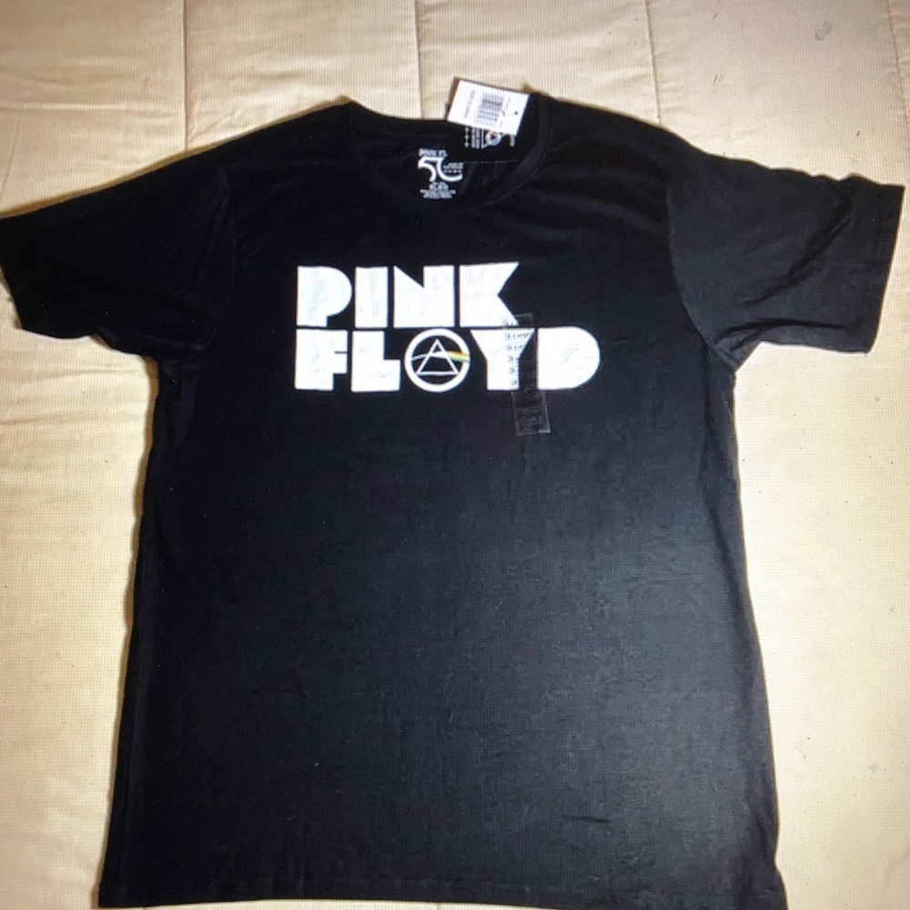 Pink Floyd Black T-Shirt with White Graphic